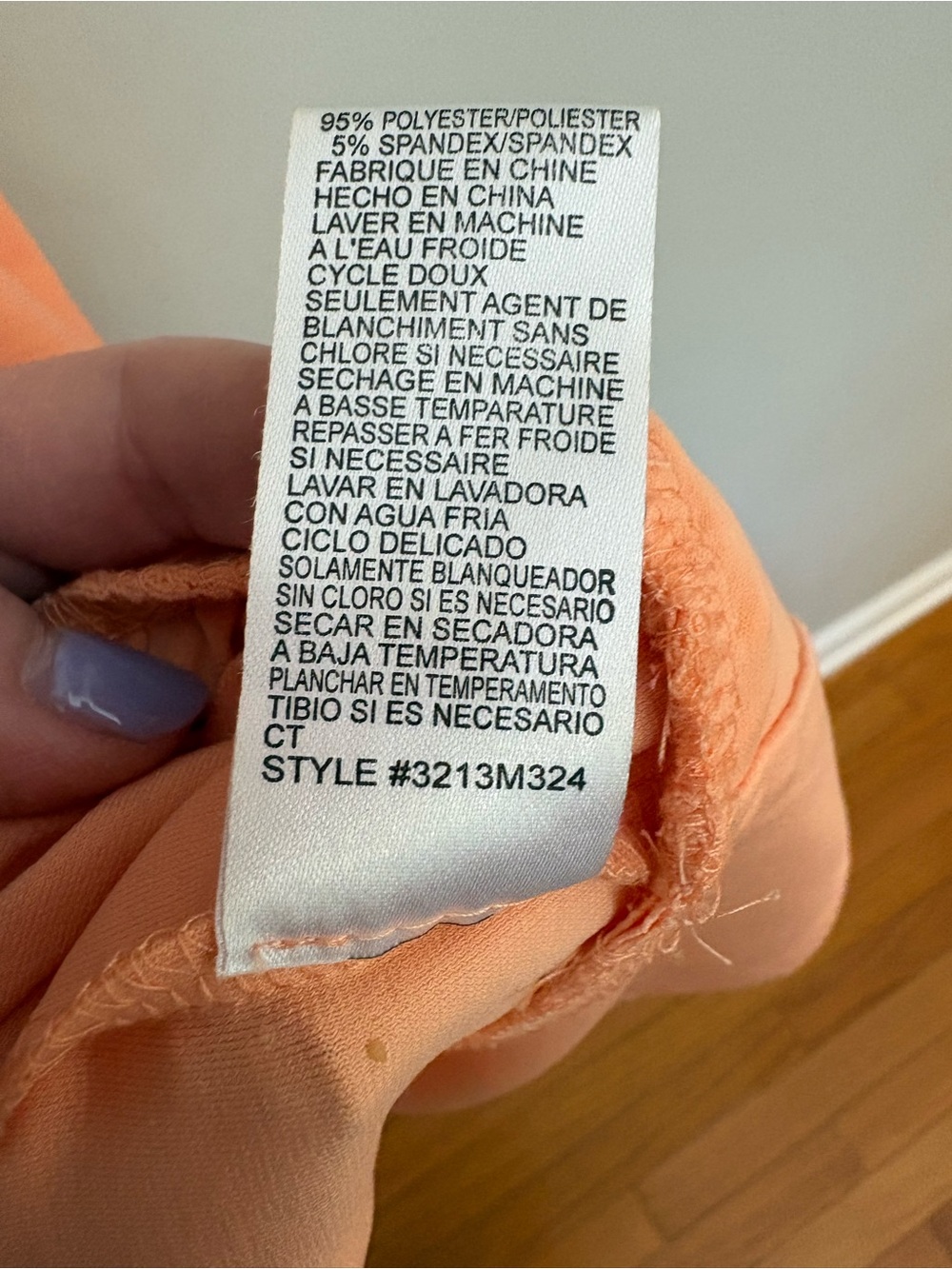 Catherine Malandrino Peach Wrap Blouse Sleeveless Top Draped S Small - Picture 5 of 6